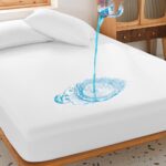 Husa impermeabila pentru protectie saltea pat 180x200 cm- Fortir , Bumbac 100 % - imagine 2