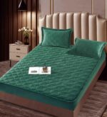 Husă Pat tip Topper cu elastic + 2 fețe de pernă 140x200 cm JOJTC14001 - imagine 2