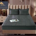 Husă Pat tip Topper cu elastic + 2 fețe de pernă 180x200 cm JOJTC18004