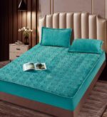 Husă Pat tip Topper cu elastic + 2 fețe de pernă 180x200 cm JOJTC18010 - imagine 2