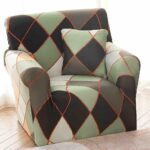 Set Husa Elastica pentru Fotoliu + Fata de Perna, Marime Universala