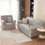 Set Husa Elastica pentru Canapea 2 Locuri + Fata de Perna
