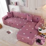 Set Huse Elastice pentru Coltar  + 2 Fete de Perna