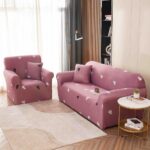 Set Husa Elastica pentru Canapea 2 Locuri + Fata de Perna
