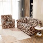 Set Husa Elastica pentru Canapea 2 Locuri + Fata de Perna