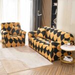 Set Husa Elastica pentru Canapea 3 Locuri + Fata de Perna