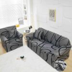 Set Husa Elastica pentru Canapea 2 Locuri + Fata de Perna
