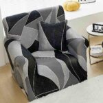Set Husa Elastica pentru Fotoliu + Fata de Perna, Marime Universala