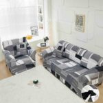 Set Husa Elastica pentru Canapea 2 Locuri + Fata de Perna